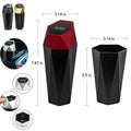 Diamond Design Leakproof Mini Car Trash Bin