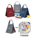 2 In 1 Foldable Insulated Lunch Tote Bag/ Picnic Mat