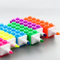 Highlighter Creative Puzzle Block Marker Pen