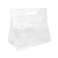 PVC Zippered Toiletry Makeup Bag Handle Bag