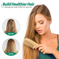 Bamboo Anti-Static Comb With Handle