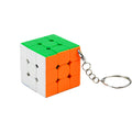 3X3 Mini Puzzle Cube W/Key Ring