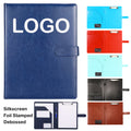 Multifunctional A4 Pu Leather Clipboard Folder Portfolio