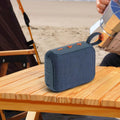 Portable Cloth-Wrapped Cube Speaker