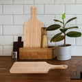 10½''x6'' Bamboo Paddle Shape Cutting Board
