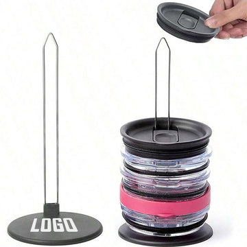 Vertical Cup Lid Organizer