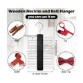 Wooden Necktie Belt Hanger