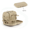 Collapsible Plastic Car Backseat Tray Desk With Cup Holder