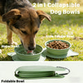 2-in-1 Pet Travel Double Bowl