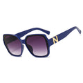 Unisex Retro Square Frame UV Protective Sunglasses