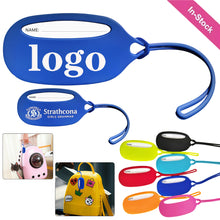 Oval Silicone Luggage Tag