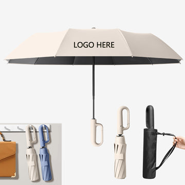 Deluxe Automatic Umbrella With Carabiner Handle