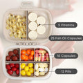 Wheat Pattern Travel Pill Storage Box