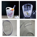 3.2L Plastic Wine Ice Bucket With Handle