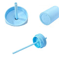 16 Oz Double Layer Plastic Straw Cup