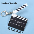 Full Color Custom Clapperboard Keychain Funny Key Chain