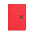 Window Lattice Snap Closure A5 PU Leather Notebook