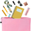 A4 Canvas Zipper File Pouch