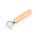 Stainless Steel Bottle Opener With Oak Handle/ Wedding Gift