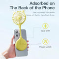 Suction Cup USB Powered Fan 500mAh