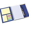 Magnetic Cover Spiral Notebook With Sticky Notes & Pen