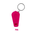 Portable Mini Plastic Whistle Keychain LED Light UV Light