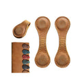 Vintage Pu Leather Bone-Shape Double-Sided Magnetic Bookmark