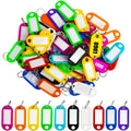 Key Tags With Split Ring Label Window