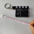 Custom Director Clapboard Tape Measure Keychain