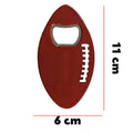 Full Color Custom Football Shape Bottle Opener Fridge Magnet