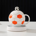 Football-Shaped Ceramic Mug