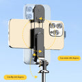 Foldable Bluetooth Integrated Selfie Stick
