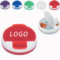 Round 4 Compartments Rotating Pill Box Or Pill Case