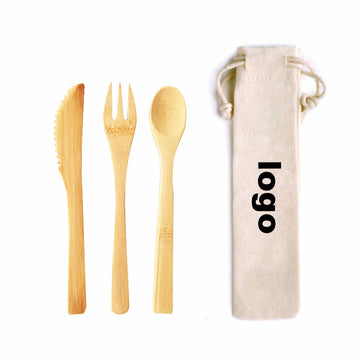 Portable Bamboo Cutlery Set