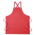 Baking Shop Work Canvas Apron With Adjustable Straps