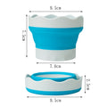 Collapsible Silicone Paint Brush Cleaner Bucket