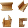 Bamboo Wood Desktop Business Card Holder