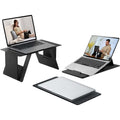 Portable Leather Foldable Laptop Lap Desk Bed Desk
