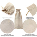 Burlap Wine Bag