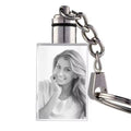 2D Crystal Custom Keychain