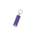 Slim Led Flashlight With Rotating Keychain