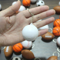 Sports Ball Stress Reliever Keychain