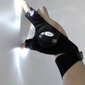 Hands-Free LED Flashlight Gloves/ Half Finger Gloves