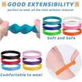 Solid Color Silicone Wristbands, Suitable For Teens & Adults