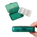 Six Compartment Pill Dispenser Tablet Box