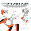 3-Pack Stainless Steel Pruning Shears
