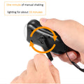 Hand-Crank Solar-Powered Emergency Flashlight