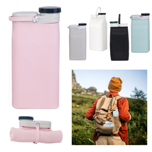 14 Oz Collapsible Silicone Water Bottle