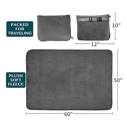 2 in 1 Travel Blanket and Pillow
