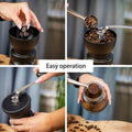 Precision Manual Coffee Bean Grinder With Storage Tanks